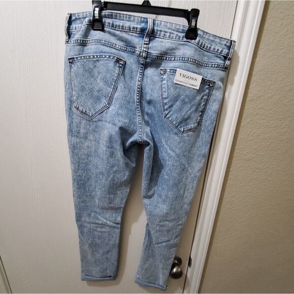 Vigoss Thompson Tomboy Destroyed Skinny Jeans 30‎ - Picture 3 of 10